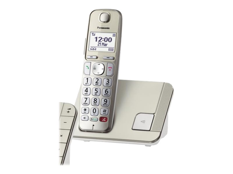 Panasonic Kx Tge250 Trådlös Telefon Svarssysten Med Nummerpresentation/samtal Vantar Dect Gap 3 Riktad Samtalsförmåg