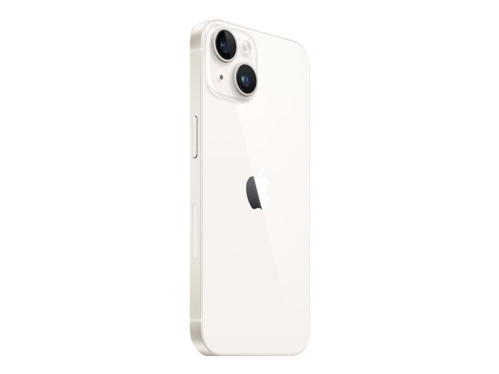 Apple iPhone 14 - 5G smartphone - dual-SIM / Intern hukommelse 128 GB - OLED-skærm - 6.1 - 2532 x 1170 pixels - 2x bagkameraer 12 MP, 12 MP - front camera 12 MP - stjernelys