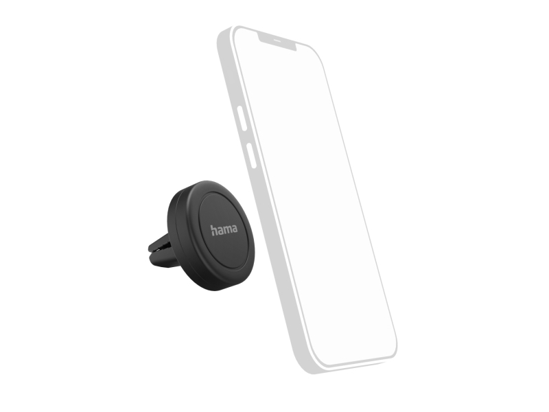Hama Magnet, Mobiltelefon/Smartphone, Passiv Holder, Bil, Sort