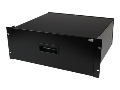Startech.Com 4 He Rack Schublade - 25 Kg - 4 He Stahlschublade Für 19" Av / Sever / Netzwerk Ausrüstung Rack Oder Schrank, Regalboden, Stahl, Schwarz