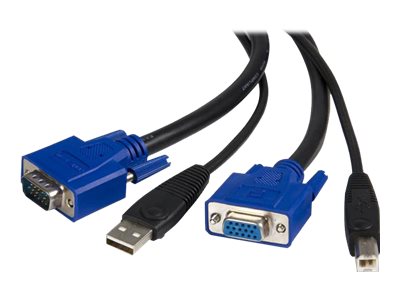 Startech.Com 10 Ft 2-In-1 Universal Usb Kvm Kabel - 10Ft Vga Kvm Kabel - 10Ft Usb Kvm Kabel - 10Ft Kvm Switch Kabel (Svusb2n1_10) - Video / Usb Kabel