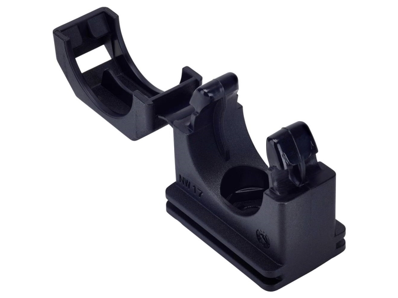 Fränkische Rohrwerke 4892121700 Copa-S-23B Slangeholder Sort 6 Stk