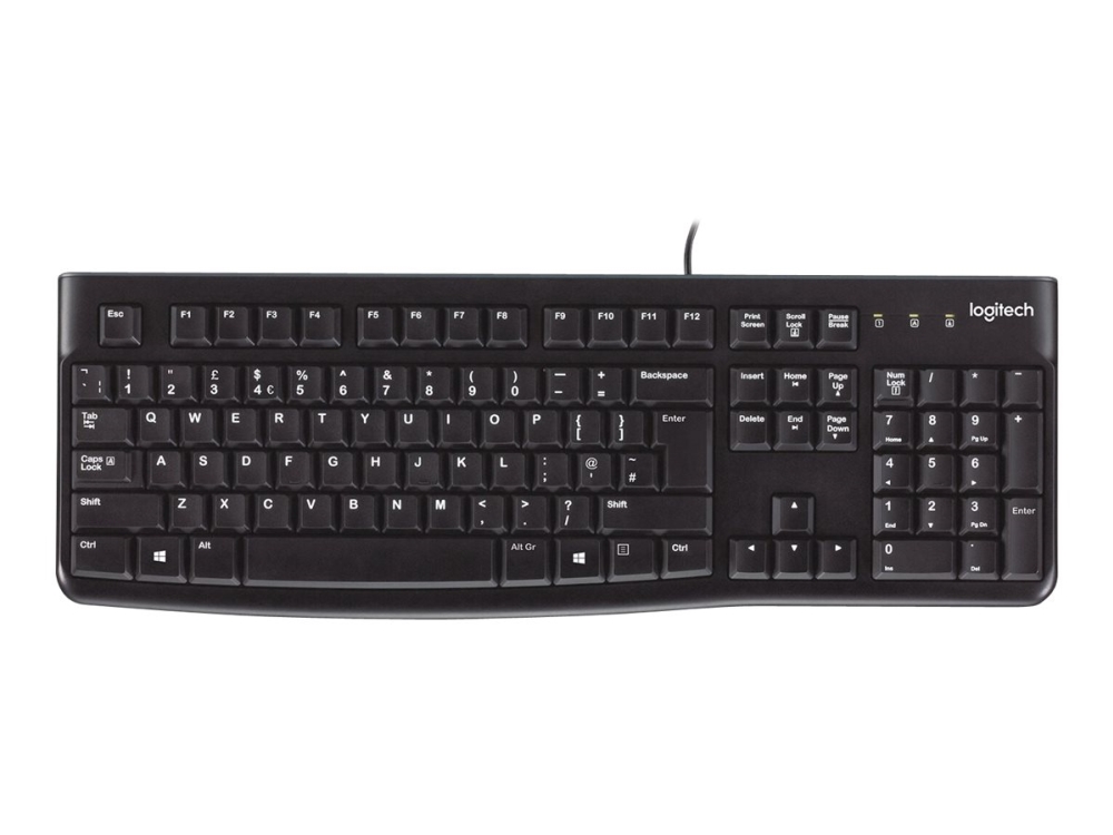 Logitech K120 - Tastatur - Usb - Qwerty - Italiensk