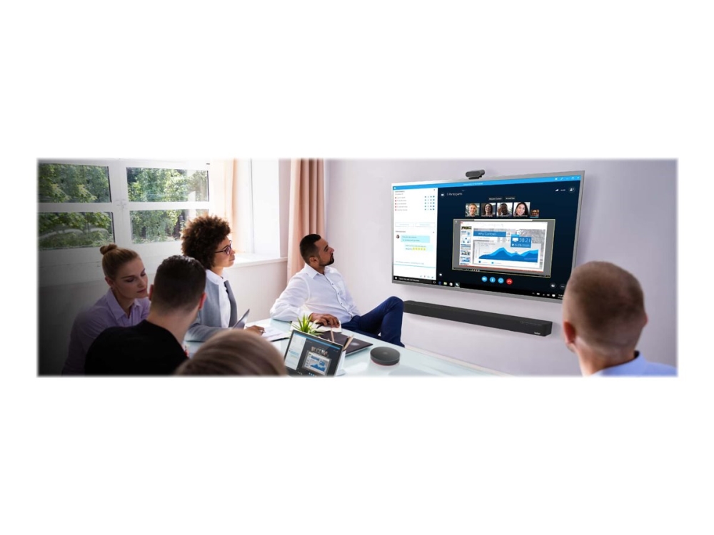 Lenovo ThinkSmart Cam - Konferencekamera - farve - 3840 x 2160 - audio - USB-C 3.2 Gen1 - MJPEG, YUYV, H.264
