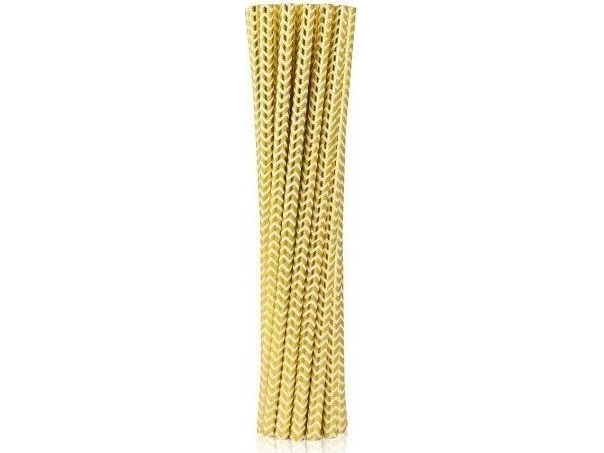 Godan Tubes Sugerør Pap.Gold Stencils Glitter 6X197mm 24Sz