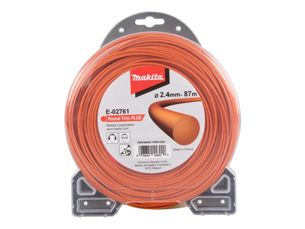 Makita - Grästrimmertråd - 2.4 mm - längd: 87 m | Trädgården - Bevattning av trädgårdar - Dränkbara pumpar | GameStuff