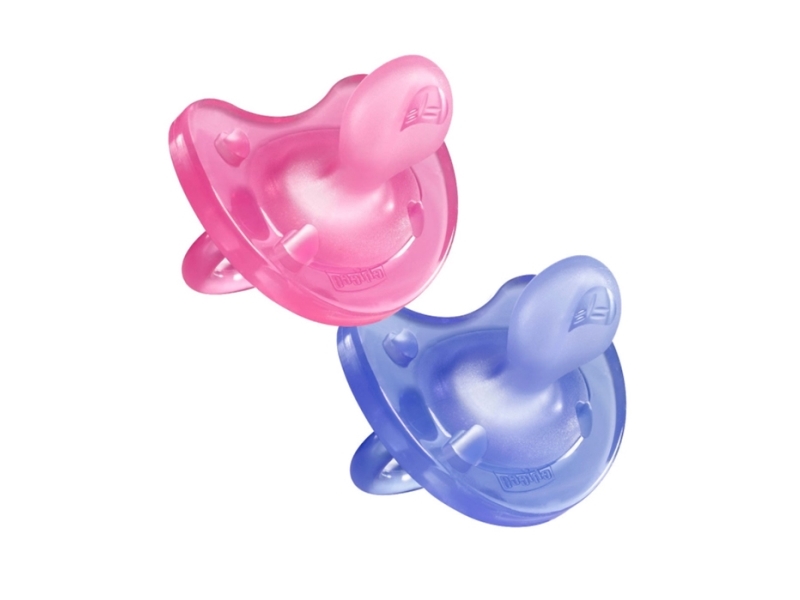 Se Chicco Physio Soft Pacifier Roin 12M+ 2 Units hos Computersalg.dk