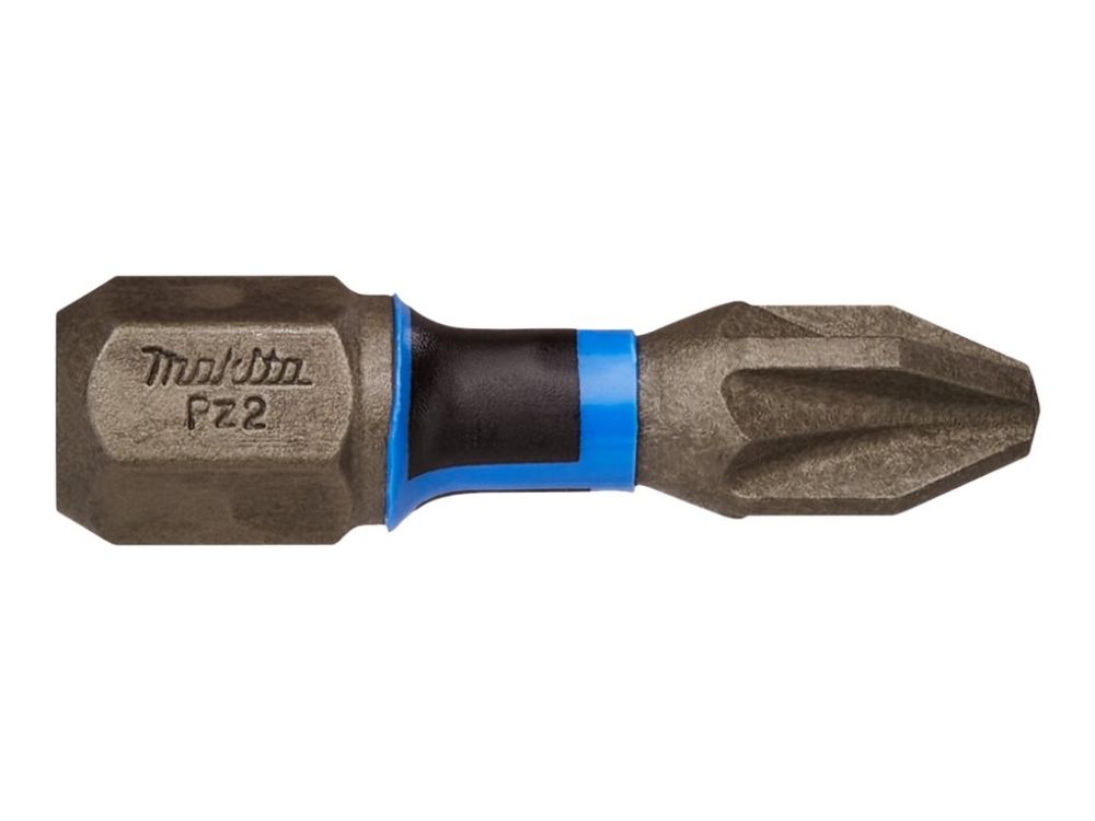 Makita Impact Premier - Stødskruetrækkerbit - 2 stykker - pozidriv - PZ2 - sekskantet - længde: 25 mm