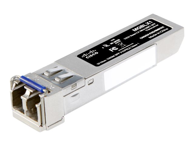 Cisco 1000Base-Lx Sfp Transceiver, 1000 Mbit/S, 1000Base-Lx, 10000 M, 1310 Nm, Kabelgebunden, 1 W
