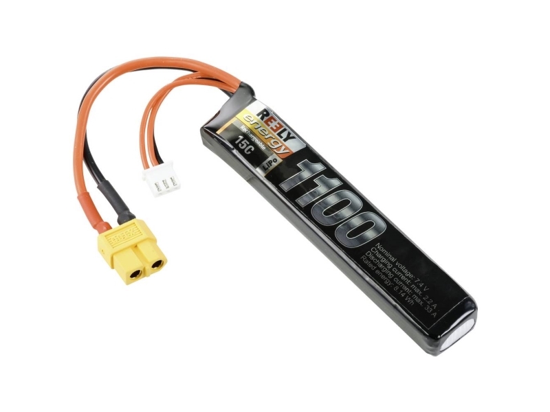 Reely Modelbyggeri-Batteripakke (Lipo) 7.4 V 1100 Mah Celletal: 2 30 C Softcase Xt60