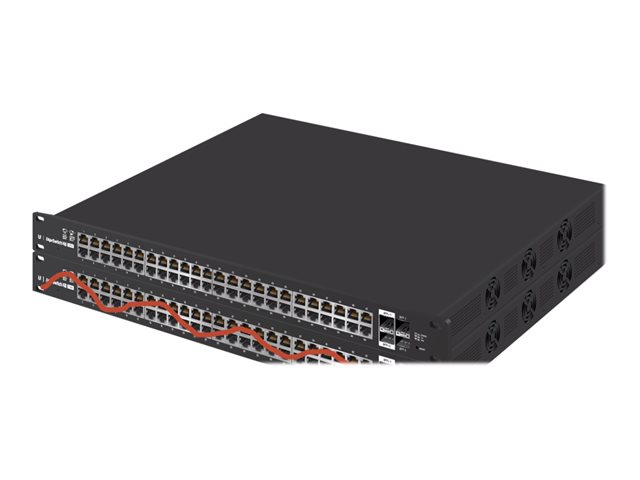Ubiquiti Edgeswitch 48 - Switch - Administreret - 48 X 10/100/1000 (Poe+) + 2 X Gigabit Sfp / 10 Gigabit Sfp+ + 2 X Sfp - Monterbar På Stativ - Poe+
