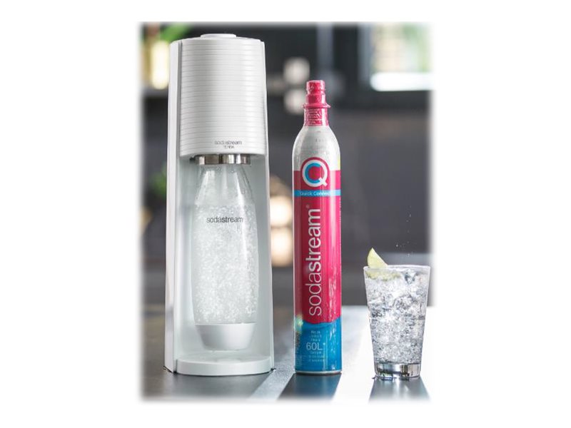 Sodastream Terra, Weiß, Kunststoff, 1 L, 60 L, 134 Mm, 198 Mm