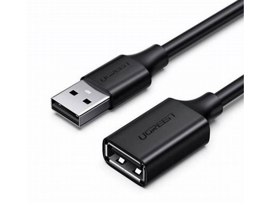 Kabel USB Ugreen Kabel USB 2.0 przedluzajacy UGREEN US103 1.5m (czarny)
