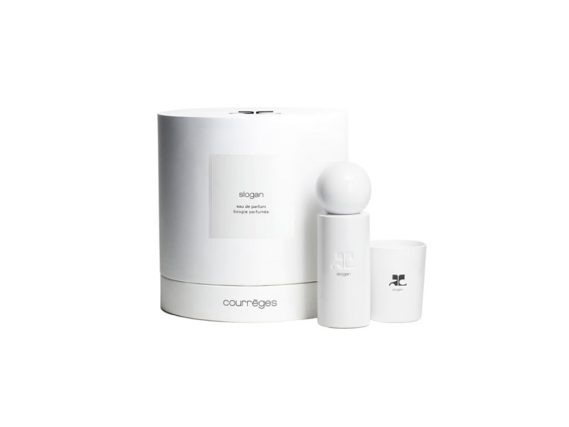 Courreges Slogan gaveæske: Eau de Parfum 100 ml + duftlys 75 g unisex
