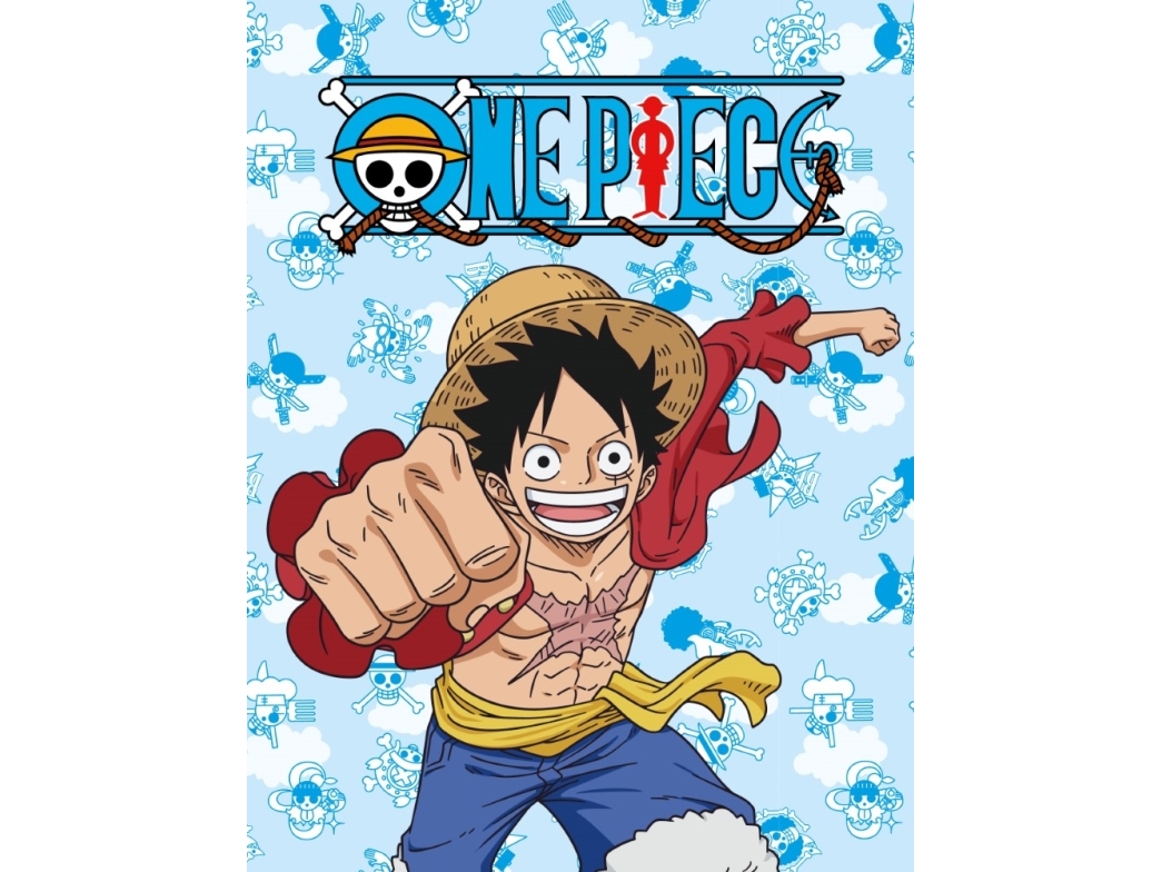 Billede af One Piece Fleecetæppe - 130 X 170 Cm