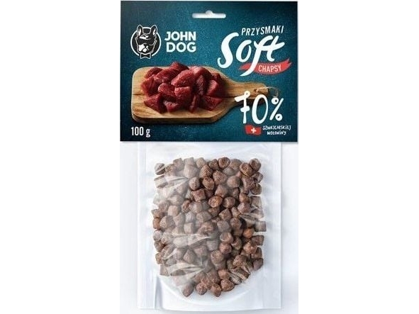 John Dog Soft Bites Rindfleisch 70% - Hundeleckerli - 100G