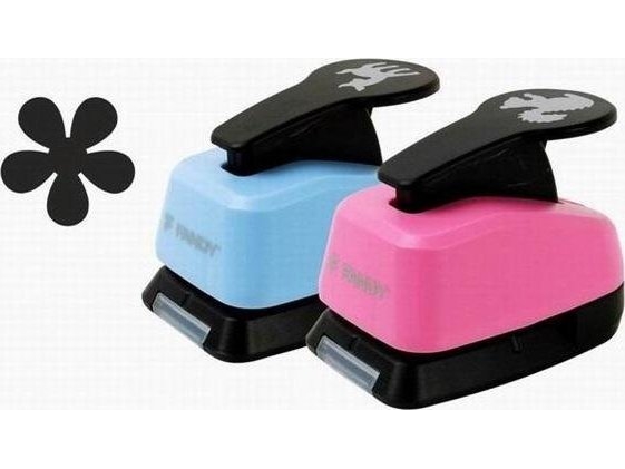 FANDY Dekorativ udstansning 25mm blomst MIX