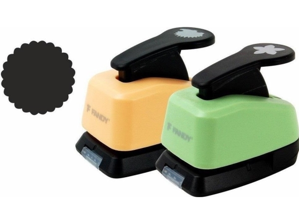 FANDY Dekorativt stansejern 16 mm cirkel MIX