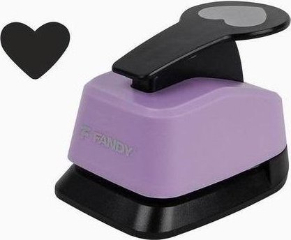 Dekorationshulpunch 37 mm hjerte