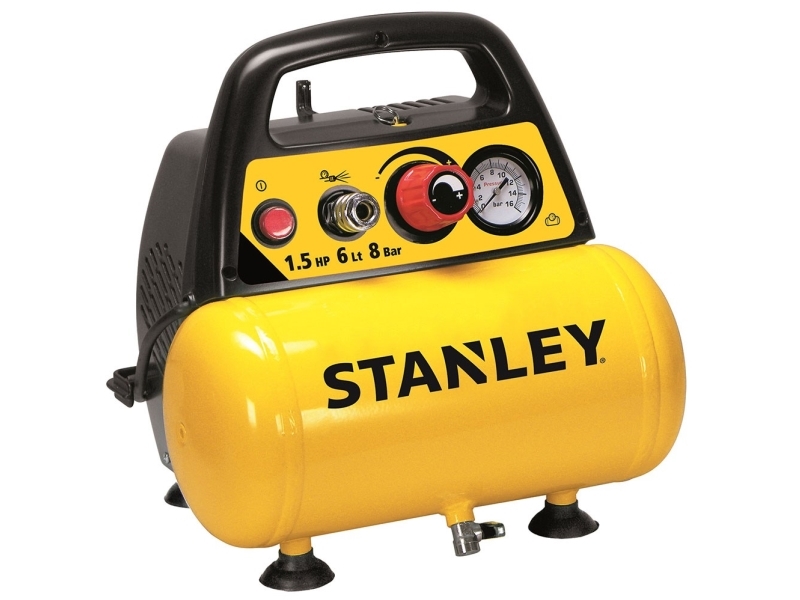 Car compressor Stanley Compressor bezol 6l 8b 1.5KM 180l/m + AKC for pump. | Elverktyg - Luftverktyg - Kompressor | GameStuff