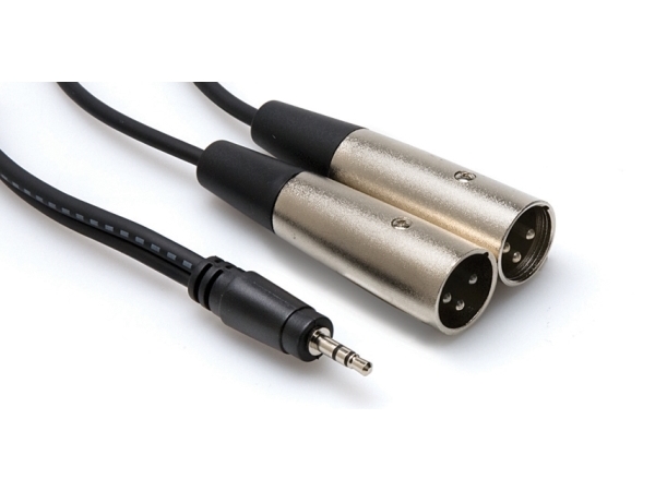 Hosa Technology Cyx-403M, 3.5Mm, Hanstik, Xlr (3-Pin), Hunstik, 3 M, Sort