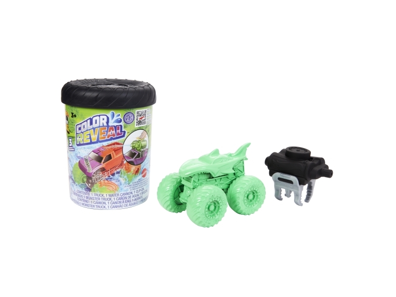 Mattel HJF39 Hot Wheels Monster Trucks Color Reveal, sortiert (1 Stück)