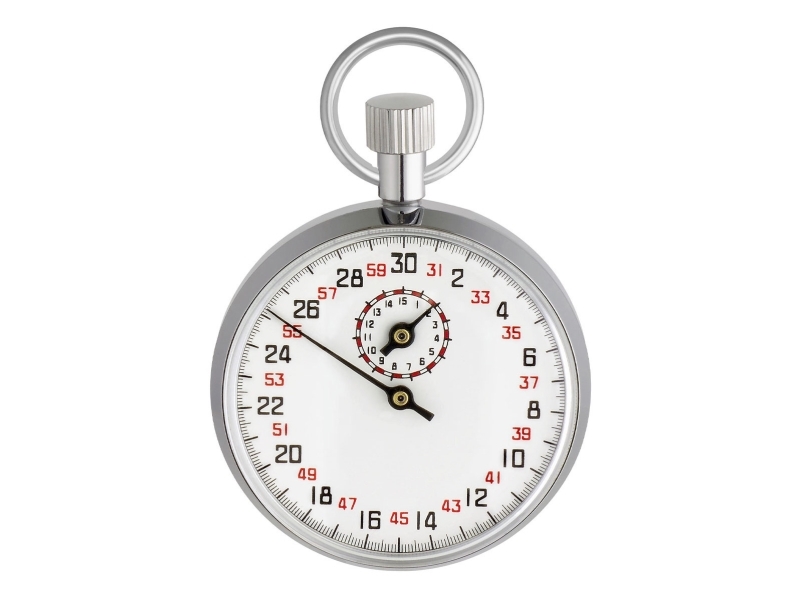 TFA-Dostmann 38.1021, Mekanisk äggklocka, Silver, Vit, 15 min, Metall, Analog, 5 cm | Sport & Träning - Sportutrustning - Träningsredskap | GameStuff