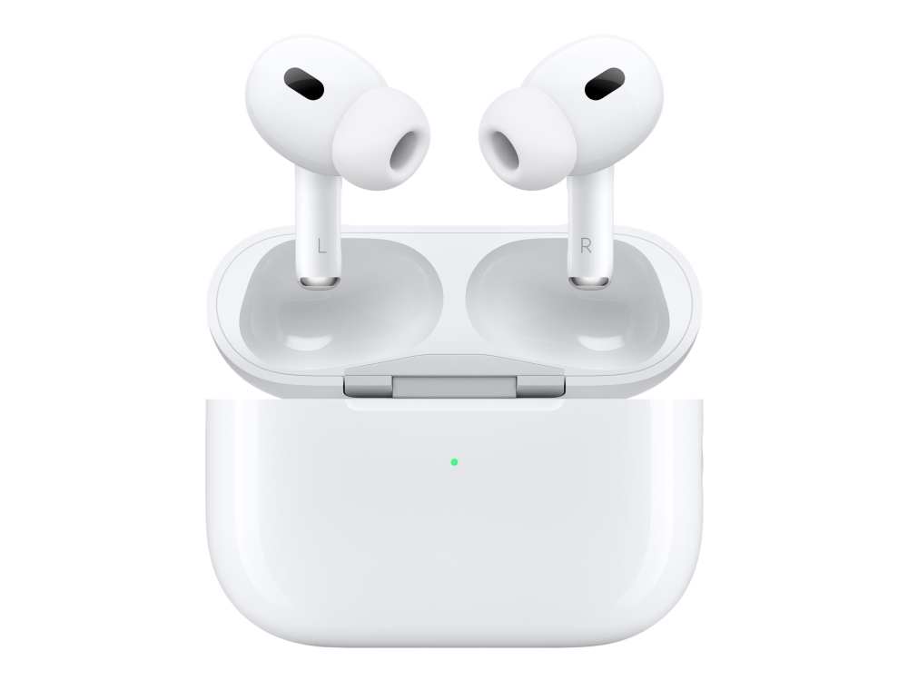 Apple Airpods Pro - 2. Generation - Ægte Trådløse Øretelefoner Med Mik. - I Øret - Bluetooth - Aktiv Støjfjerning - Hvid