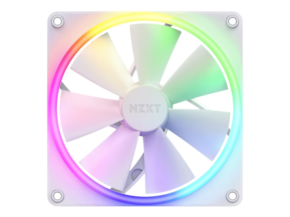 Nzxt F Series F140 Rgb - Einsatz Mit Lüfter - 140 Mm - Weiß-Matt