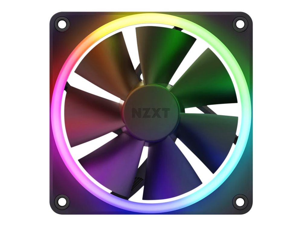 Nzxt F Series F120 Rgb - Kabinettvifte - 120 Mm - Matt Svart