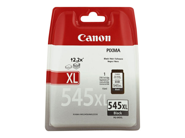Canon Pg-545Xl - 15 Ml - Højtydende - Sort - Original - Blækpatron - For Pixma Tr4551, Tr4650, Tr4651, Ts3350, Ts3351, Ts3352, Ts3355, Ts3450, Ts3451