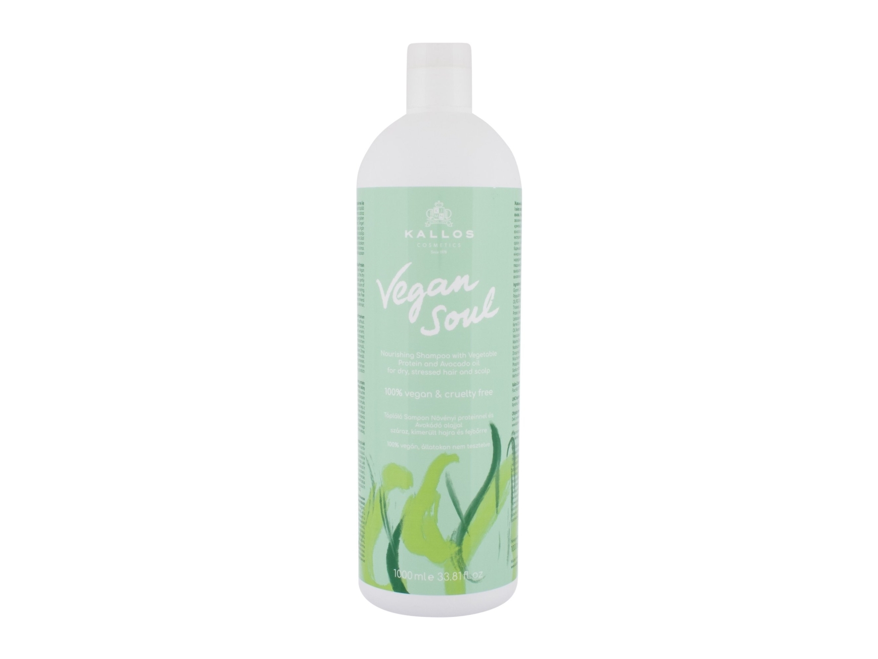 Kallos Vegan Soul Nourishing Shampoo 1000 Ml