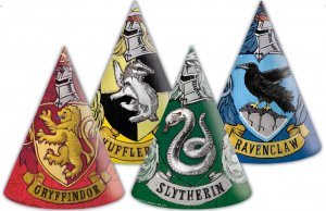 Harry-Potter-Partyhatte, 6 Stk.