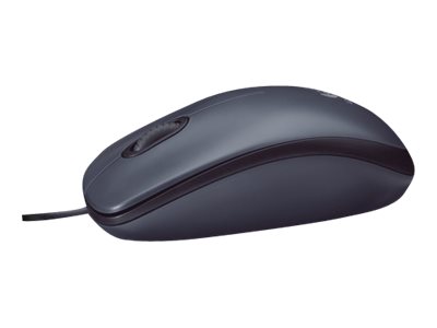 Logitech M100, Optisch, Usb Typ-A, Schwarz