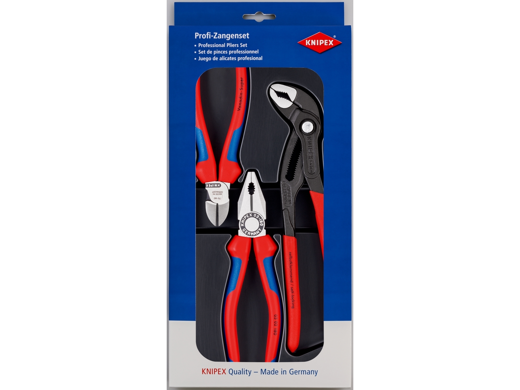 Knipex Bestseller - Tangsæt - 3 Stykker - I Bakke