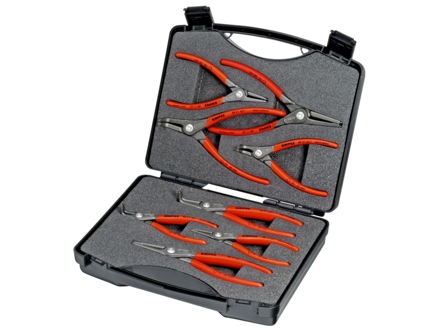 Knipex 00 21 25, Tangsæt, Stål, Polypropylen (PP), Rød, 260 mm, 210 mm
