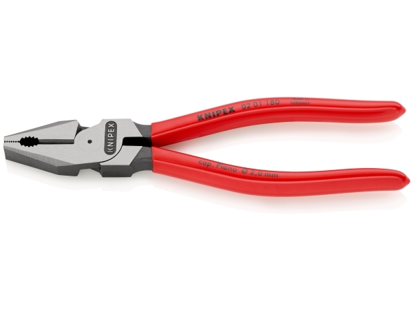Knipex 02 01 180, Prüfzange, Stahl, Kunststoff, Rot, 180 Mm, 202 G