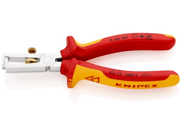 Knipex 11 06 160 SB Afisoleringstang 160 mm 1 stk Knipex 11 06 160 SB Afisoleringstang 160 mm 1 stk