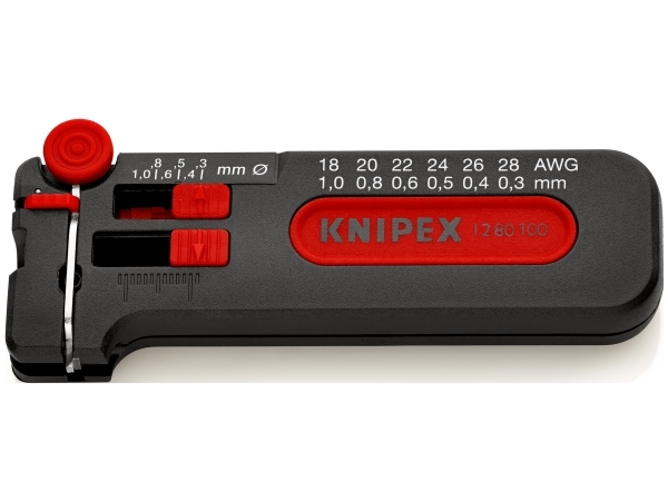 Knipex 12 80 100 SB, 34 g, Grå, Rød