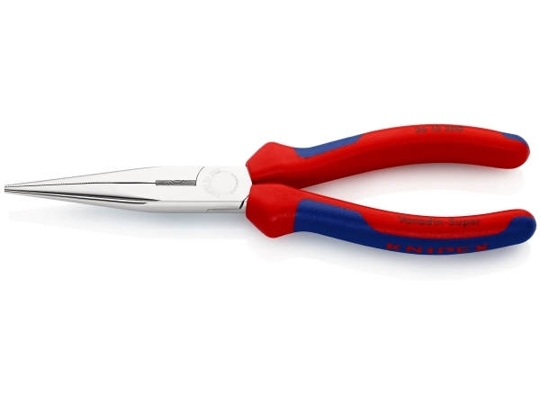 Knipex 26 15 200, Rund-næse tænger, 7,3 cm, 9,5 mm, 3,2 mm, Krom, Stål, Blå, Rød