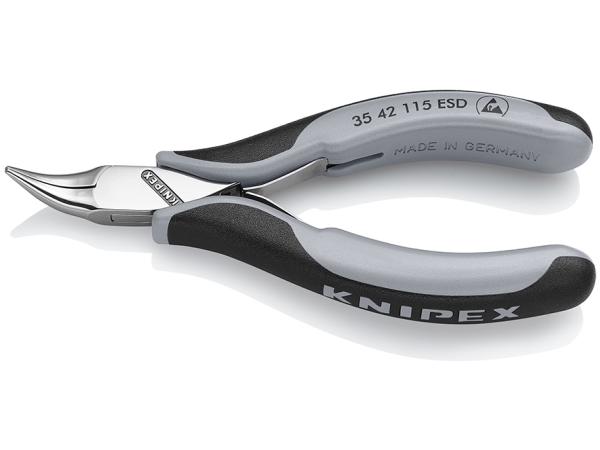 Knipex 35 42 115 Esd, Stahl, Kunststoff, Schwarz, Grau, 115 Mm, 74 G