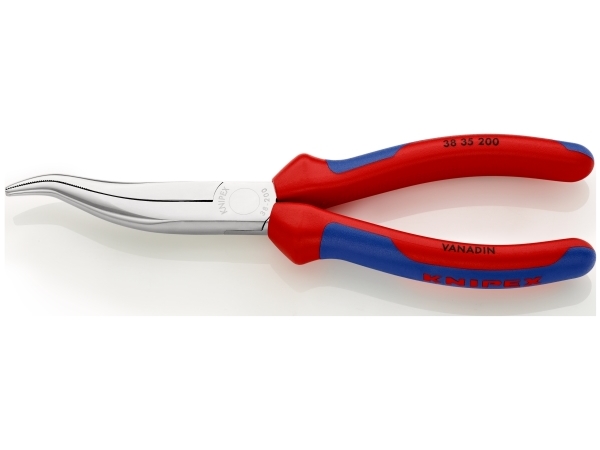 Knipex 38 35 200, 7,3 cm, Stål, Blå, Rød, 200 mm, 205 g