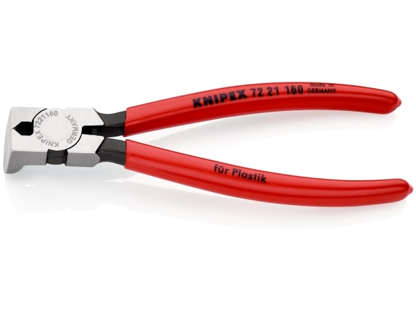 Knipex 72 21 160, Diagonale Zange, Chrom-Vanadium-Stahl, Kunststoff, Rot, 160 Mm, 165 G