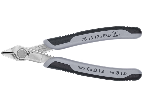 Knipex Super-Knips 78 13 125 Esd Seitenschneider 125 Mm Ohne Facette