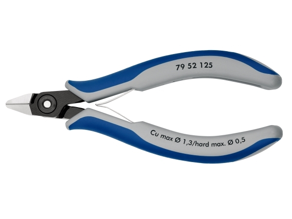 Knipex Präzisions-Elektronik-Bias-Bit, Spitzer Kopf, Drahtklammer