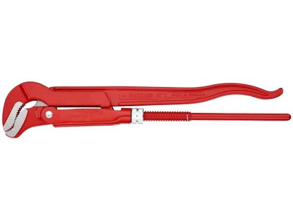 Knipex 83 30 015, Rød, Rustfrit stål, Svensk rørtang, Rød, 6 cm, Krom-vanadium-stål, Krom-vanadium-stål
