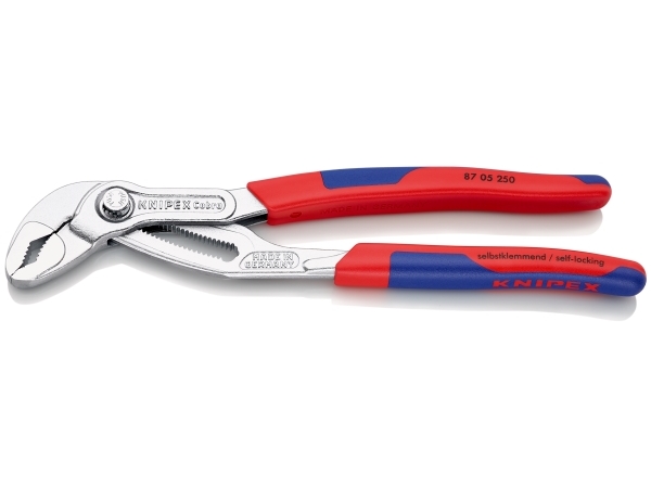 Knipex 87 05 250, Tunge-og-spids tang, 5 cm, 4,6 cm, Krom-vanadium-stål, Blå, Rød, 250 mm