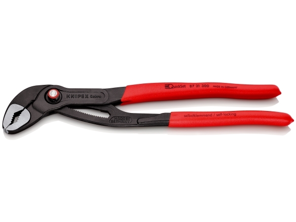 Knipex 87 21 300 Slip Joint Tænger 7 Cm 6 Cm Krom Vanadium Stål Metal Plast Rød