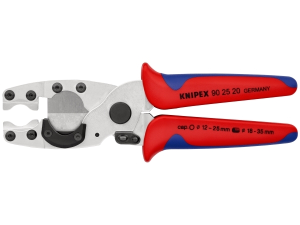 Knipex 90 25 20, Putkileikkuri, sininen, punainen, ruostumaton teräs