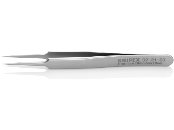 Knipex 92 21 03, Rustfrit stål, Sort, Tilspidset, Lige, 15 g, 8 mm